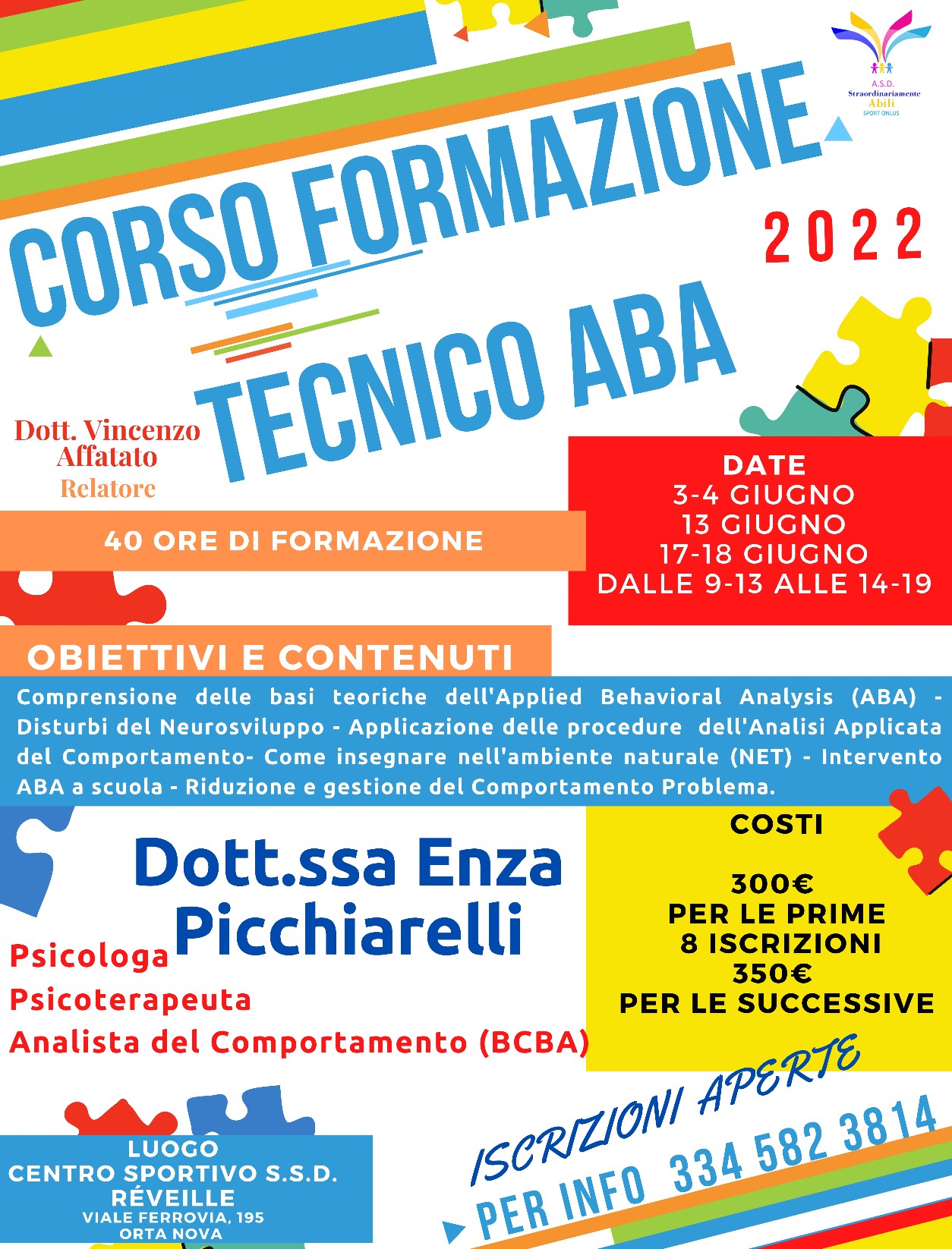 corso formazione tecnico aba 2022